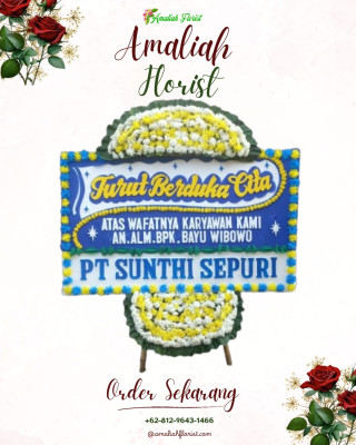 Papan Bunga Duka di Tanjungagung Raya