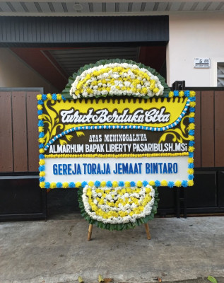Papan Bunga Duka di Tanjungagung Raya